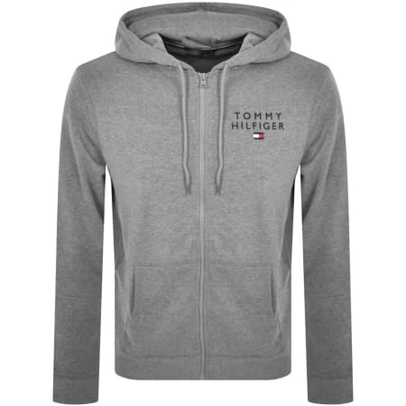 Tommy Hilfiger Full Zip Hoodie Grey | Mainline Menswear us